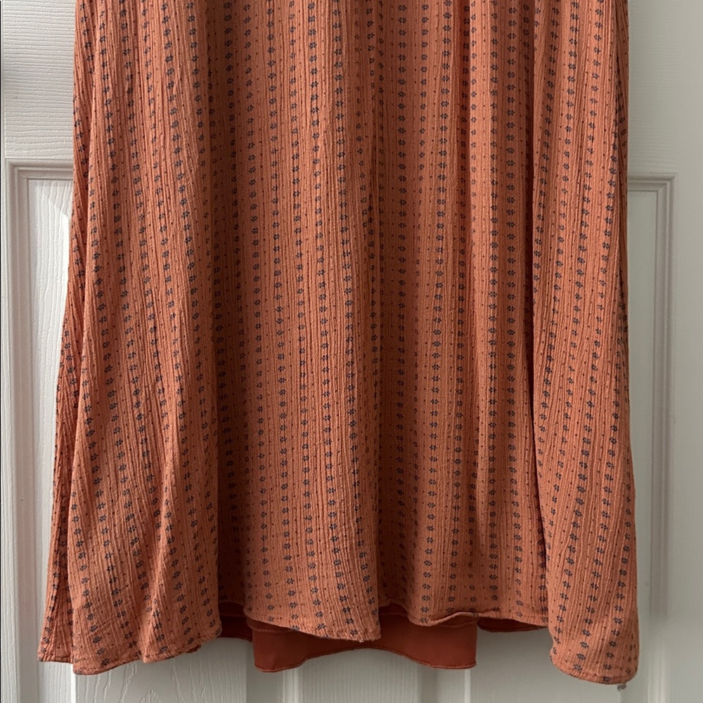Pinkblush Rust Textured Maxi Dress - Picture 6 of 9